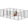 8 Panel Pet Playpen Play Yard Fence Home DIY Heavy-Duty Metal Foldable Indoor Outdoor 47