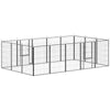 16 Panels Dog Playpen with Straps, Portable & DIY, for Large Dogs, for Yard, RV, Camping, Garden, 39