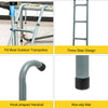 Steel Trampoline Ladder, Fit 12ft & 14ft Trampoline, 3-Step Trampoline Ladder, Trampoline Accessories, 330 lbs Capacity