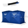 5-8 Person Pop-up Ice Fishing Shelter, Portable Ice Fishing Tent
