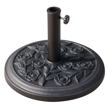 20 lbs Resin Round Patio Umbrella Base 18