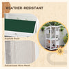Catio Outdoor, Elevated Design, with Wheels, Resting Box, Water-Resistant, Multi Platforms, White