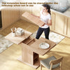 Extendable Dining Table for 4-6 People, 43.3
