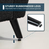 Upholstered Storage Bench with Arms, Modern Ottoman Bench for Bedroom, Entryway, and Living Room