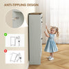Narrow Shoe Storage Cabinet, Farmhouse Shoe Cabinet with 2 Flip Drawers, 1 Drawer, 12 Pairs for Entryway, White