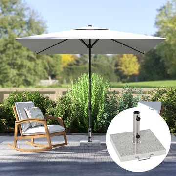 55 lbs Marble Square Umbrella Stand 16.5
