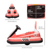Kids Bumper Car, 6V 360° Rotation Electric Ride on Car, Twin Motors Battery Powered Toy with Music, Horn and Lights, Safety Belt, for Boys and Girls Aged 18-48 Months - Pink