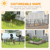 Dog Pen with Gate, 12 Panels Puppy Playpen, Dog Fence, 31.5