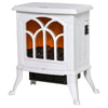 Electric Fireplace Heater, Freestanding Fireplace Stove with Realistic Flame, Overheat Protection, 750W/1500W