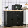 Modern Sideboard, Buffet Cabinet with Storage Cabinets, Drawers and Adjustable Shelves for Living Room