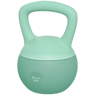 Soozier 18 lb Soft Kettlebell, Sand Filled Weight w/ Grip Handle, Kettlebell Weight for Full Body Workout and Strength Training