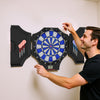 Soozier Electronic Dartboard Set with 31 Games and 285 Programs for 8 Players, Soft Tip Dart Board Set with Cabinet, 6 Darts and 6 Spare Tips, LCD Display