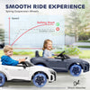 Ride-On Toy On Car with Remote Control, 12V 3.1 MPH Electric Ride for Kids w/ Suspension System, Horn Honking, Grey