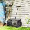 24 Inch Compost Spreader, Peat Moss Spreader with 24.4