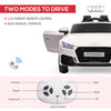 Officially Licensed Kids Ride-On Car 6V Battery Powered Vehicle Perfect Gift For Kids with Remote Control, Suspension Wheel, Adjustable Speed, White