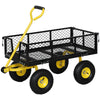 Steel Garden Cart, Utility Wagon with Removable Sides, 10
