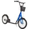 Aosom Kick Scooter with Adjustable Handlebar, Kids Scooter with 2 Brakes Basket Cupholder 16