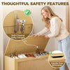 Storage Chest with Lift Top Storage Chest with Safety Hinges 39.4