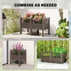 Raised Garden Bed with Legs, Self Watering Elevated Planter Boxes with Drainage Holes, 31.5