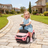 Qaba Licensed Land Rover Ride on Push Car with Anti-Tip Device, Under-Seat Storage, Horn, Engine Sounds for 18-36 M, Pink