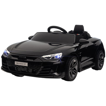 Ride-On Toy On Car with Remote Control, 12V 3.1 MPH Electric Ride for Kids w/ Suspension System, Horn Honking, Grey