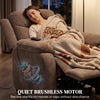 Massage Recliner Chair, Power Recliner with Quiet Brushless Motor, Remote, Pockets, 2 Memory Positions