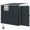 4' x 6' Outdoor Storage Shed, Metal Garden Shed with Window, 2 Vents and Lockable Door for Backyard, Garden, Patio
