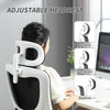 High Back Office Chair, Mesh Computer Desk Chair with Rotatable Headrest, Lumbar Back Support, Adjustable Height, Black