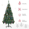 6ft Green Christmas Tree Artificial Xmas Holidays Party with Decoration Ornament, Green