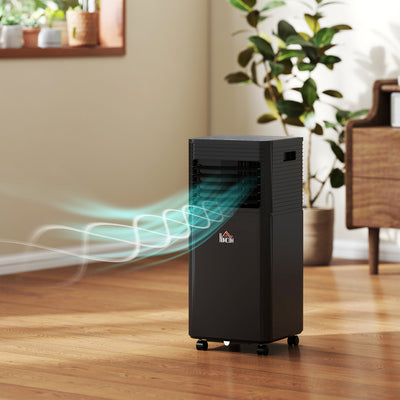 8000 BTU Portable Air Conditioner with Fan & Dehumidifier Mode, Quiet AC Unit with Remote Control, 24-Hour Timer