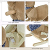 Qaba Baby Rocking Horse, Plush Animal Rocker Bear with Realistic Sound, Seat Belt, Handle Grip for 18-36 Months, Brown