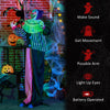 5.7FT Life Size Halloween Decoration, Animated Clown with Sound Activated, Light Up Eyes, Motion, Laugh