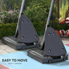 Soozier Outdoor Portable Basketball Hoop and Stand with Backboard Weighted Base Wheels, 115.4