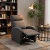 Fabric Recliner Sofa Manual Recliner, Home Theater Seating Single Reclining Sofa Chair with Padded Seat for Living Room