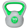 Soozier 35 lb Soft Kettlebell, Sand Filled Weight with Grip Handle, Solid Kettlebell Weight for Full Body Workout, Green
