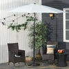 29LBS Offset Patio Umbrella Cement Base Stand Cantilever Parasol Holder Weight, Fits Φ1.4