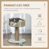 Cat Tree with Scratching Post, Toy Ball, Perch, Small Cat Tower for Indoor Cats - 16