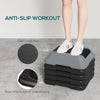 5-Level Height Adjustable Stepper, Aerobic Exercise Step Platform, 4