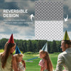 Waterproof  Outdoor Rug, 6' x 9' RV Rug Reversible Mat for Backyard, Deck, Picnic, Beach, Camping, Grey & White Net