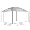 10' x 10' Hardtop Gazebo, Outdoor Gazebo Canopy with UV60+ Polycarbonate Roof, Curtains, Central Hook and Steel Frame for Garden, Lawn, Backyard, Deck