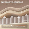 Sectional Couch with Integrated Seat, 3 Seater L-Shaped Sofa with Changeable Chaise, Spring Cushion, 2 Pillows, Beige