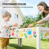 2 Tiers Wood Plant Raised Bed Flower Vegetable Herb Grow Box Stand Garden  Step Planter Stand Free Combination