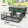 Steel Garden Cart, Utility Wagon Cart with Removable Liner, Quick-Release Sides, 10