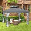 10'x10' Garden Gazebo Patio Canopy Portable Party Event Backyard w/ Mosquito Netting