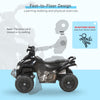 No Power Baby Ride on Toy for Toddler, Kids Ride on Car Foot to Floor Sliding 4 Wheels  with Music, Lightening, for 18-36 Months Black