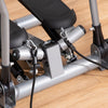 Soozier Twist Stair Stepper Exercise Machine with Rocking Handlebars, Cardio Climber Exercise Equipment with Hydraulic Resistance, LCD Display for Home Workout Exercise, Silver