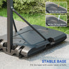 Soozier Basketball Hoop Outdoor, Basketball Hoop and Stand with Weighted Base and Shatterproof Backboard, 57.5