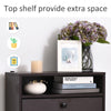 Slim Shoe Storage with 3 Flip Drawers and Adjustable Shelves Shoe Cabinet Organizer for 9 Pair, Coffee