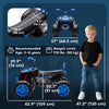 Qaba 2-Seater All-Terrain 4 Wheeler, 24V Kids ATV Ride-On, Electric Quad Car with Dual Motor, for Boys and Girls, Blue