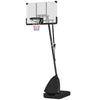 Soozier Basketball Hoop Outdoor, 4.9-10ft Portable Basketball Goal with 44